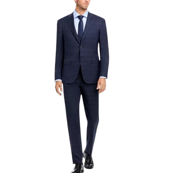 Canali Other - CANALI Men’s Siena Tonal Plaid Regular Fit Suit made in Italy